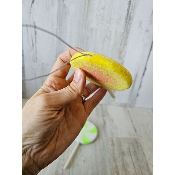 Vintage lollipop candy ornament set sucker lot Xmas tree - Picture 7 of 10